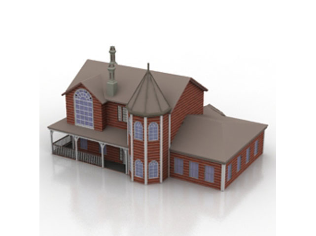 Free House N3 3D model_2_2 For Architecture 3Ds Max Model Download